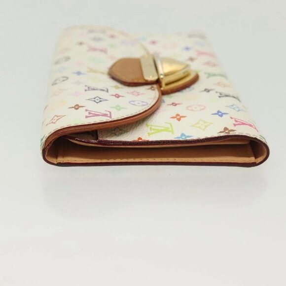 LOUIS VUITTON Multicolor Portefeuille Eugenie Wallet White M60053 LV Auth 142374 - Picture 6 of 16